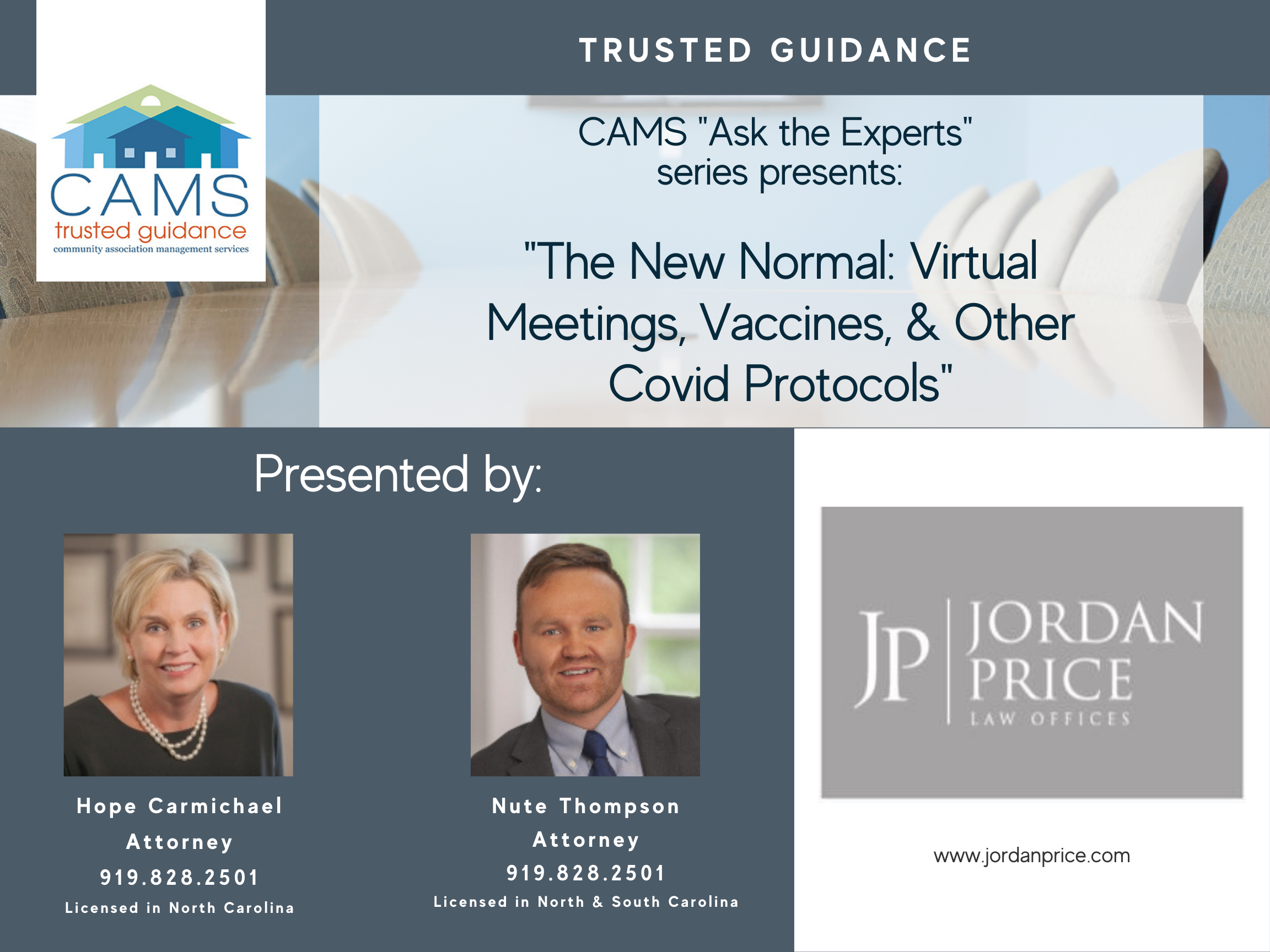The New Normal: Virtual Meetings, Vaccines, & Other Covid Protocols